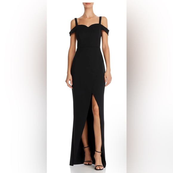 BCBG Dresses & Skirts - BCBG off the shoulder formal gown
